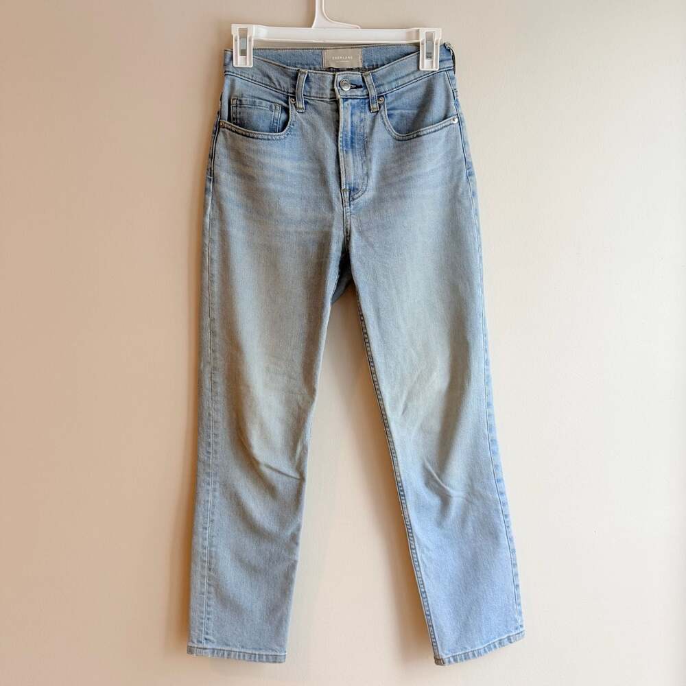 Everlane The Cheeky Jean Light Wash High-Rise Ankle Denim Size 25